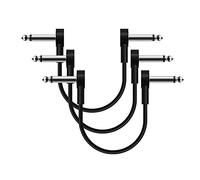 SONICAKE Guitare Patch Câble 15cm Cordons Patch 6.35mm Mono