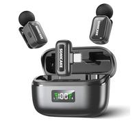 SONICAKE Mini Microphone Cravate sans Fil 2,4GHz Micro