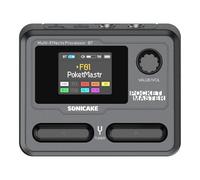SONICAKE Multi Effets Pédale Guitare 9 modules d'effets 100 préréglages 20 amplis/cabines Processeur d'effets pour guitare OTG Interface audio USB BT avec APP Pocket Master (Noir)