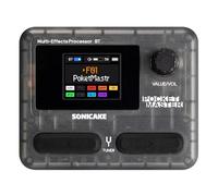 SONICAKE Multi Effets Pédale Guitare 9 modules d'effets 100 préréglages 20 amplis/cabines Processeur d'effets pour guitare OTG Interface audio USB BT avec APP Pocket Master (Noir Transparent)