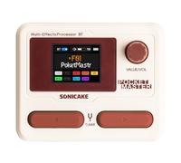 SONICAKE Multi Effets Pédale Guitare 9 modules d'effets 100 préréglages 20 amplis/cabines Processeur d'effets pour guitare OTG Interface audio USB BT avec APP Pocket Master (Blanc)