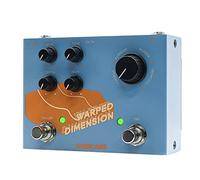 SONICAKE Pédale d'effets de guitare à modulation 4 modes de chorus, flanger, phaser et trémolo numérique Warped Dimension