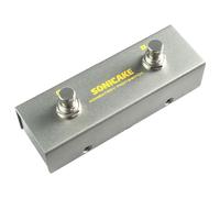 SONICAKE Pédale Dual Footswitch pédale à 2 voies contrôleur de pédale momentané de 6.35mm avec câble TRS