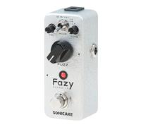 SONICAKE Pédale Fuzz Pédale d'Effet Guitare Analogique Classique avec Bouton de Réglage de Son True Bypass Fazy Sandwich