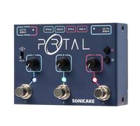 SONICAKE Portal Mélangeur de signaux actif, sélecteur de ligne analogique, ABY & FX Loop 3 canaux Pédale multi-effets QDS-06