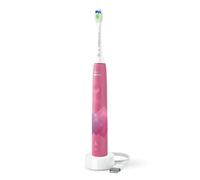 Philips Sonicare 4100 - Brosse à dents électrique sonique avec deux modes, Capteur de pression et minuterie, Rose, modèle HX3689/41