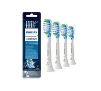 Philips Sonicare C3 Premium Plaque Defence HX9044/17 Lot de 4 + blanc + têtes de brosse soniques