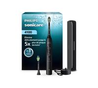 Philips Brosse à dents électrique Sonicare 4100 HX4044/52 – capteur de pression, 21j, noir