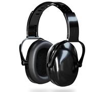 SonicShop - BlackSpeeder - Casque anti-bruit réglable - Amortit le bruit et protège l'ouïe - Idéal au travail et au quotidien - Pour adultes et enfants - Protection auditive sur les chantiers, Noir , taille unique