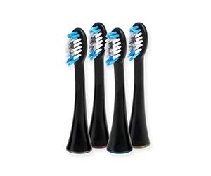 SonicSmile SSR4PEUZ001 Lot de 4 têtes de brosse à dents Noir