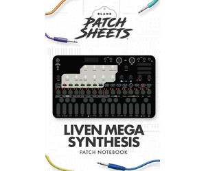 Sonicware Liven Mega Synthesis Blank Patch Sheets Notebook: Become a more organized songwriter with this Blank Patch Sheet notebook so you can spend more time creating and less time forgetting.
