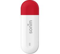 Sonim W100 Clé Internet LTE Point d'accès Wi-Fi jusqu'à 16 appareils et clé de surf 4G 150 MBit/s MIMO blanc, rouge