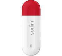 Sonim W100 Clé Internet LTE Point d'accès Wi-Fi jusqu'à 16 appareils et clé de surf 4G 150 MBit/s MIMO blanc, rouge