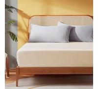 Sonive Drap-Housse, 90 x 200cm, en Jersey de Polyester Brossé, Infroissable