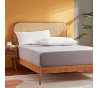 Sonive Drap-Housse, 90x200cm, en Fibre de Polyester Brossé, Blanc Oeko-TEX