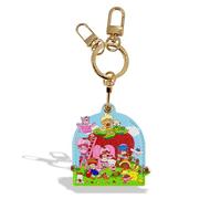 Sonix Sanrio Porte-clés compatible avec Apple AirTag | Coque de protection AirTag | Hello Kitty & Friends x Strawberry Shortcake