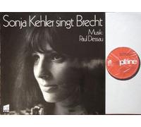 Sonja Kehler - Sonja Kehler singt Brecht Musik: Paul Dessau Bildhülle 1978 pläne # S 44 601