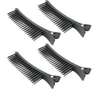 SonKu Lot de 4 pinces à cheveux pour coupe de cheveux - Peignes pour salon de coiffure, coloration permanente - Séchage au sèche-cheveux