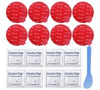 SonKu Lot de 8 grands adhésifs en mousse double face 3M ronds de 8,9 cm VHB de rechange pour tableau de bord, support de voiture, caméra embarquée et produits d'intérieur