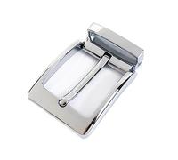 SONLED 40mm Broches Boucles de Ceinture Hommes Boucle à Pince en métal Bricolage Cuir Artisanat Jean Accessoires approvisionnement for 3.8cm-3.9cm Ceintures de Large (Color : Silvery, Size : 40mm)