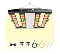 Sonlipo 250W Lampada Full Spectrum per Piante con 1220 Sam LEDs, Timer Dimmabile