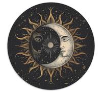 Sonne und Mond 1000 Pièces Puzzle Rond Sonne Mond Adultes Et Enfants DécoRatteion Murale Activité Différente 1000pcs (67.5x67.5cm)