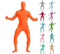 Sonnena Déguisement seconde peau vert pour adulte Combinaison moulante ideal pour les enterrements de vie de garçon