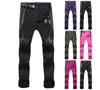 Sonnena Homme Pantalon Ski Imperméable Pantalon Randonnée Softshell Hiver Thermique Étanche Coupe-Vent Pantalon de Montagne Neige Escalade