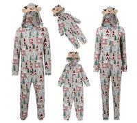 Sonnena Noël Combinaison Grenouillère Famille Correspondant à Ensemble Vacances Pyjama Cadeaux pour Hommes Femmes garçons Filles Vêtements d'intérieur Jumpsuit Femme