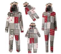 Sonnena Noël Combinaison Grenouillère Famille Correspondant à Ensemble Vacances Pyjama Cadeaux pour Hommes Femmes garçons Filles Vêtements d'intérieur Jumpsuit Femme