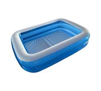 Sonnena Piscine Rectangulaire Gonflable pour Famille, Piscine de Jardin Compacte et Résistante 200x150x50cm, Facile à Installer pour Baignades et Jeux d'Été