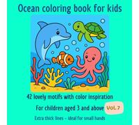 Sonnenkind Mandalas: OCEAN - Coloring Book Ages 3+: 42 Easy motifs | With coloring inspiration & Award