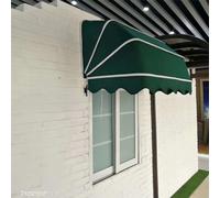 Sonnensegel imperméable - Auvent rétractable en polyester - Design incurvé - Pour la maison, la terrasse, le balcon, le café - Solution d'ombrage durable et protection contre la pluie et la neige