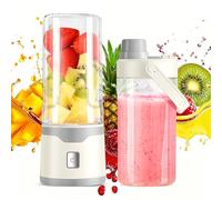 Sonnenspark Mixeur Portable Rechargeable, Mini Blender Smoothie 450ml, Blender Smoothie Portable pour Jus, Shakes et Compotes, Mixeur Blender Multifonction pour Maison, Bureau et Voyage (Blanc)