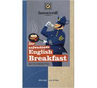 Sonnentor Le thé anglais du petit déjeuner qui réveille | Thé noir| 18 sachets de thé