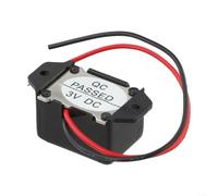 Sonnerie électronique puissante 85 dB composant d'alarme active pour sécurité à domicile - Sirène mécanique 12 V DC - 23 x 15 mm - Petite empreinte (3 V)