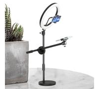 Sonnerie Léger Surélevé, Environnement Téléphonique Pour Caméra Overhead Tripode Stand-overhead Caméra Trépied En Streaming En Live, Leçons En Ligne Et Production Vidéo