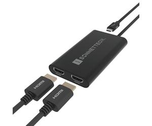 SoNNeT Displaylink USB-C Dual HDMI Adapter - Adaptateur