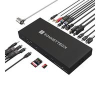 Sonnet Echo 20 TB5 SecureDock : Station d'accueil Thunderbolt 5, Ethernet 10 GB, 3 Ports Thunderbolt 5, HDMI, DisplayPort, 9 Ports USB 10 Gbps, Recharge 140 W, Lecteur de Carte SD