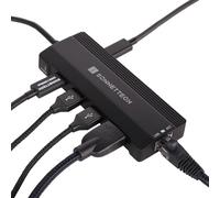 Sonnet Echo 6 USB-C Multi Hub - 4K 60Hz, HDMI, 5Gb Ethernet - 100W Power Delivery for Mac, Windows, Chromebook, iPad Pro - USB4 Thunderbolt