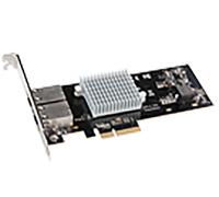 Sonnet Presto 10GbE - Intégré - Câblé - PCI Express - Ethernet - 10000 Mbps - Noir - Gris