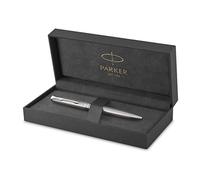 Sonnet Stylo à bille original Parker en acier inoxydable, série encre noire, sty