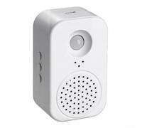 Sonnette à détecteur de mouvement avec voix enregistrable pour entrée de magasin, design rechargeable pour notification client d'affaires et rappel de sécurité (1)