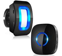 Sonnette à Détecteur de Mouvement, détecteur de Passage à capteur PIR, Sonnette de Magasin sans Fil, 58 mélodies et Alarme 110 DB, sans Fil 140M (Détection 4-5M/110°) pour Porte de Magasin, Maison