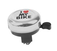 Sonnette à Vélo I Love My Bike Cloche Klaxon en Alliage pour Enfant Adulte