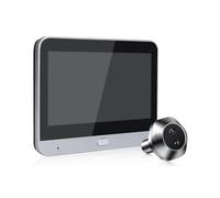 Sonnette Camera, Mini caméra bidirectionnelle, Sonnette vidéo Intelligente Wi-FI, Judas, détection de Mouvement PIR, Application de visualisation à Distance