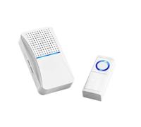 Sonnette carillon avec 30 mélodies et volume réglable - HEITRONIC - Filaire - Pile - 230 V - 100 m - 85 db