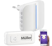 Sonnette cinétique FTK-201 avec carillon connecté FTK-200 Somikon