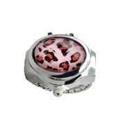 Sonnette - Classic - Anneau de cloche ouvert | Design de perles vintage légères, clochette de doigt ouverte, cadeau mode pour femme, anniversaire, Saint-Valentin, Noël, imprimé léopard, 2 x 2 x 3 cm