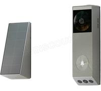 EZVIZ Sonnette sans fil EP3X PRO – 2 caméras, 32 Go, panneau solaire